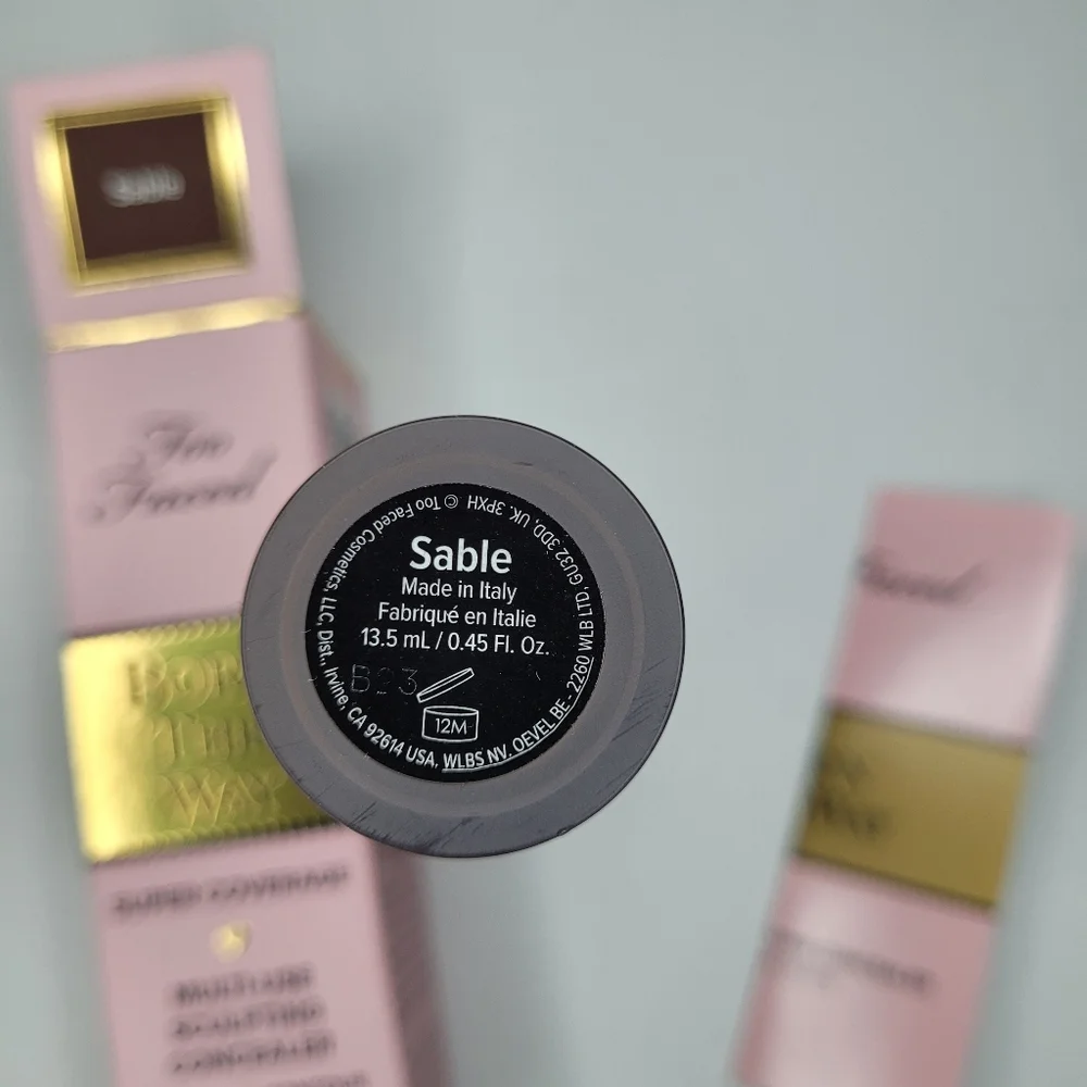 Too Faced Born This Way Super Coverage Makeup Multiuse Sculpting Concealer SABLE